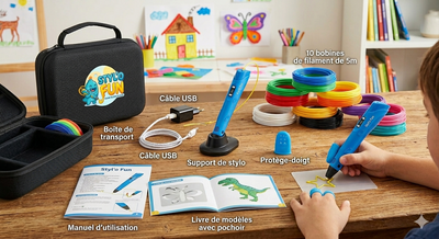 Stylo 3D Créatif - Pack Découverte (50m)