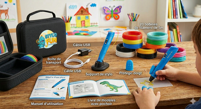 Stylo 3D Créatif - Pack Passion (100m)